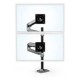 ERGOTRON LX Dual Stacking Arm Tall Pole Black Acc