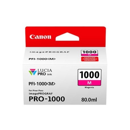 CANON PFI1000M MAGENTA INK TANK