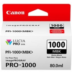 CANON PFI1000MBK MATTE BLACK INK TANK