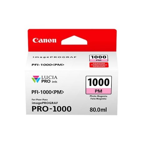 CANON PFI1000PM PHOTO MAGENTA INK TANK