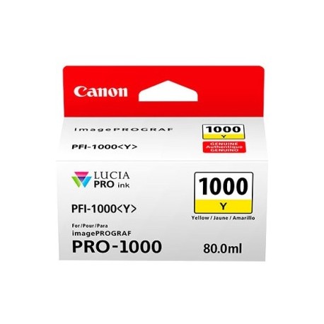 CANON PFI1000Y YELLOW INK TANK